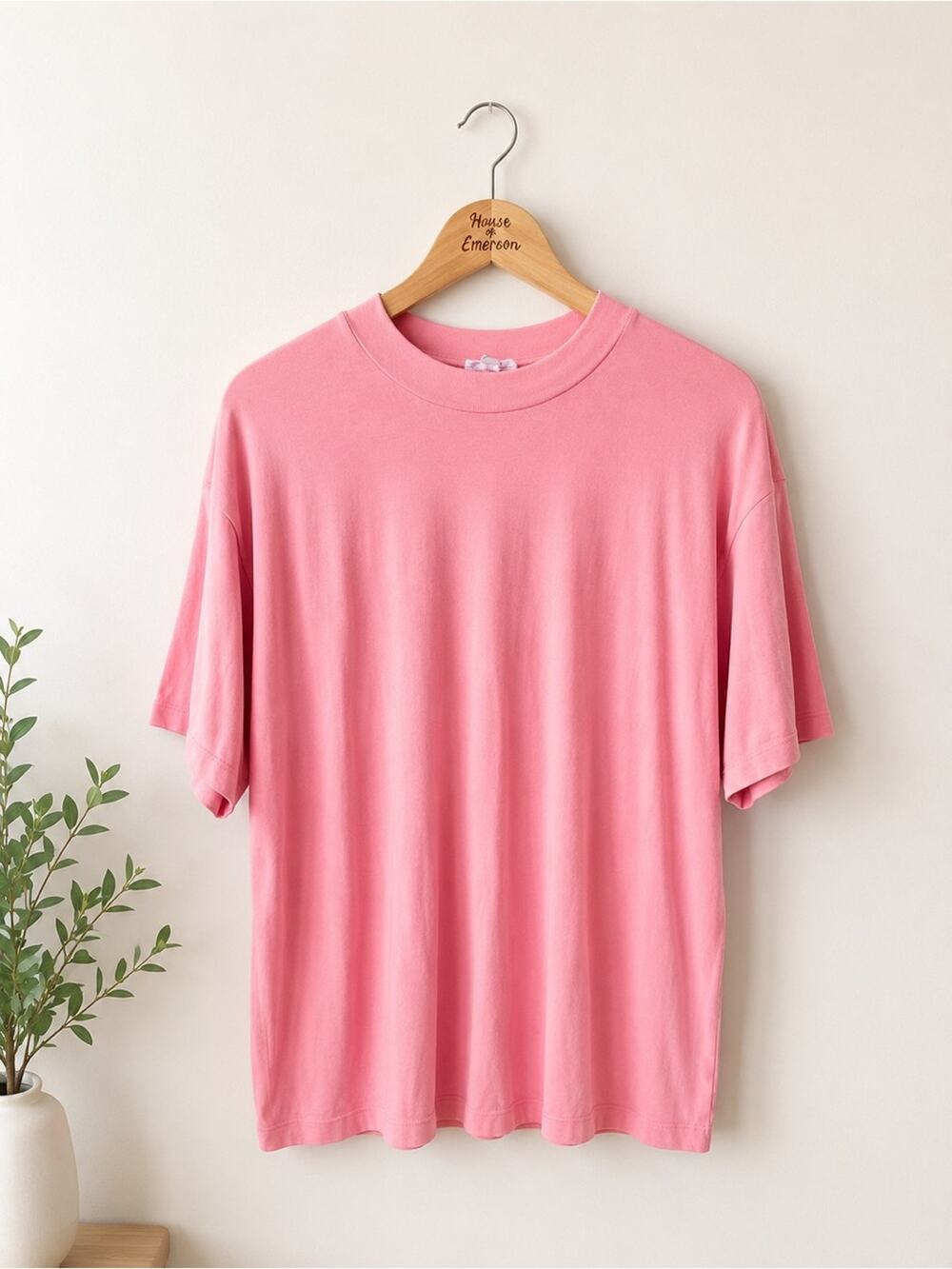 GeeGee Pink Short Sleeve Knit Top Size S